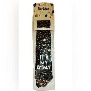 IT'S MY B-DAY Necktie Costume Accessory Adult  Birthday Confetti Party Colorful‎